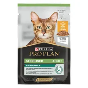 Purina Pro Plan Sterilised Adult Maintenance Vlažna Hrana za Mačke sa Piletinom u Sosu – 85 g