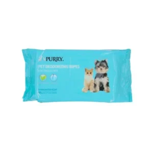 PURRY Pet Deodorizing Wipes – Dezodorirajuće vlažne maramice za pse i mačke sa mirisom izvorske vode