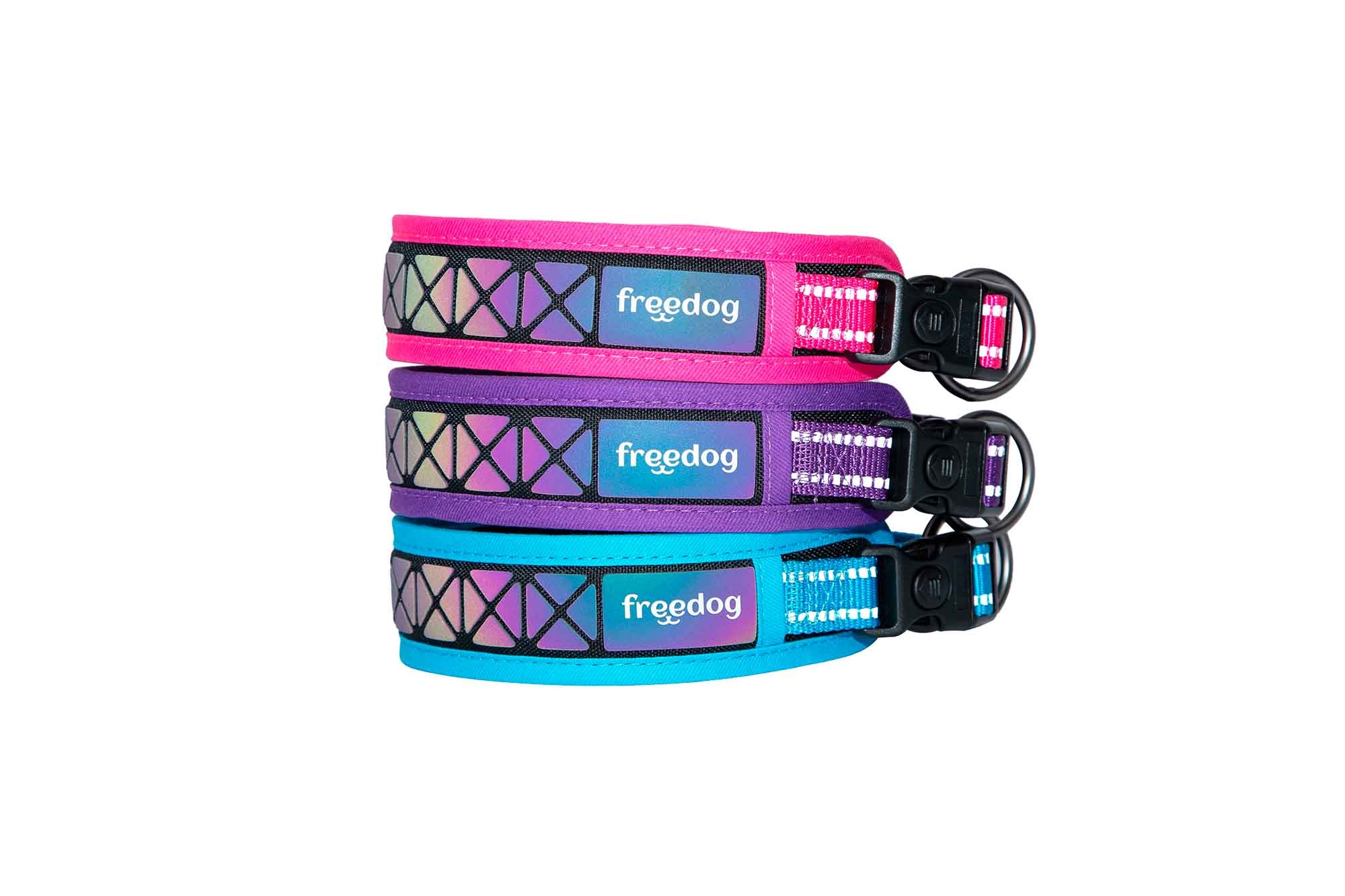 Freedog Boreal – Reflektujuća postavljena ogrlica za pse (Ljubičasta) - Image 2