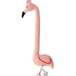 FREEDOG Flamingo – Plišana igračka sa konopcem za pse