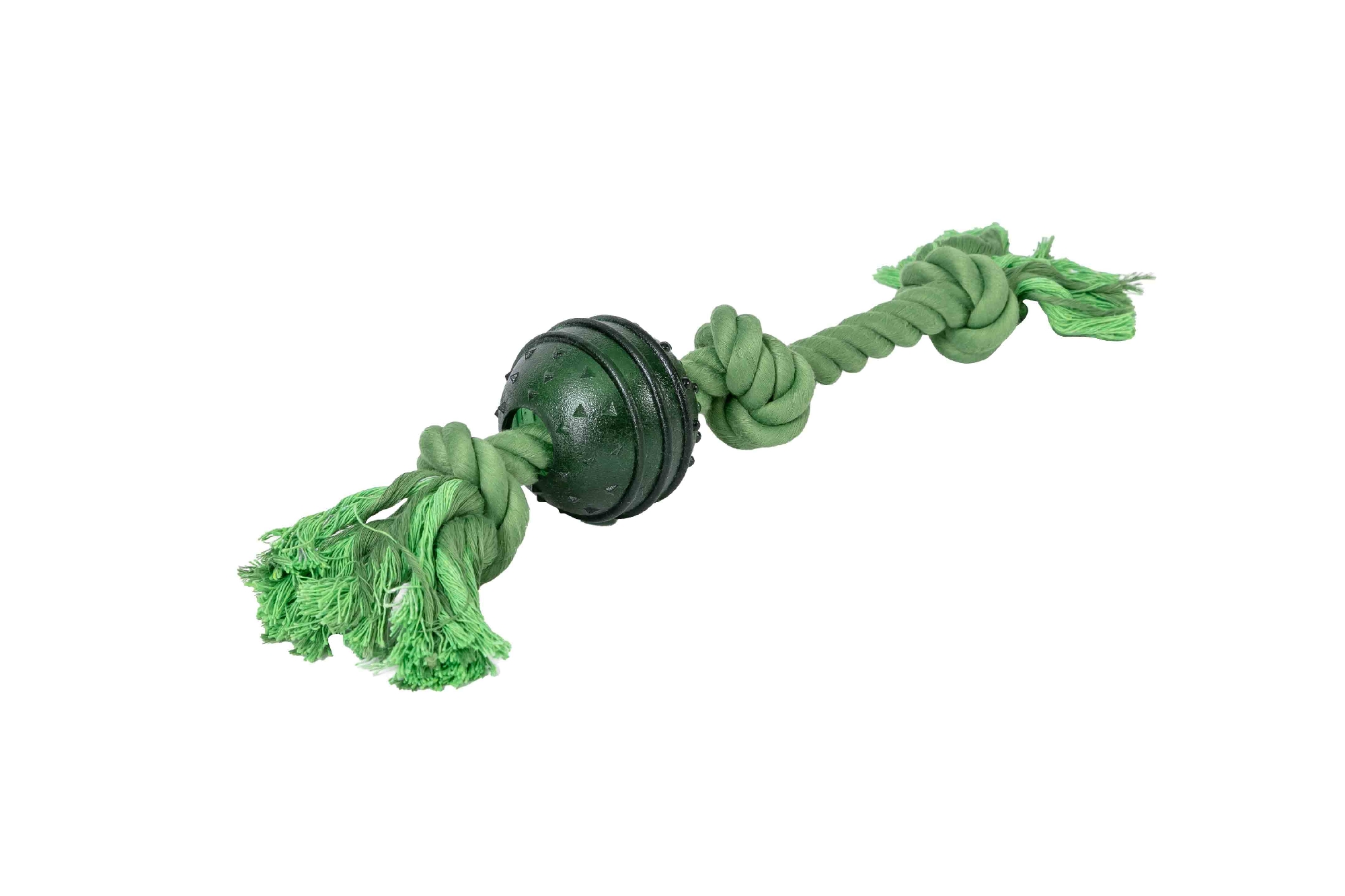 FREEDOG Ball Teether Konopac sa gumenom loptom (Zeleni) - Image 2