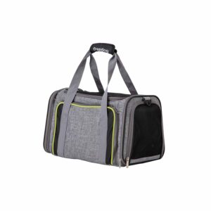 Freedog HK premium proširiva torba za transport pasa i mačaka – Zelena i siva (Green & Grey)