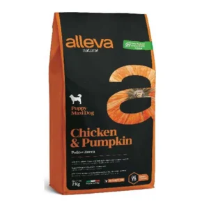 Alleva hrana za pse NATURAL Puppy Maxi - piletina i bundeva 12kg