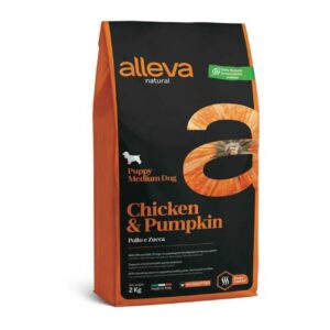 Alleva hrana za pse NATURAL Puppy Medium - piletina i bundeva 12kg
