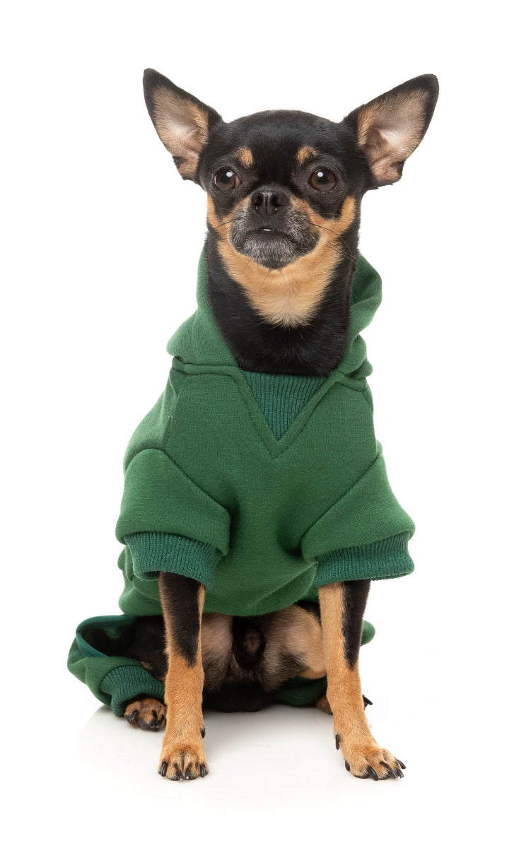 FuzzYard Urban Trenerka za Pse – Zelena (Green) - Image 3