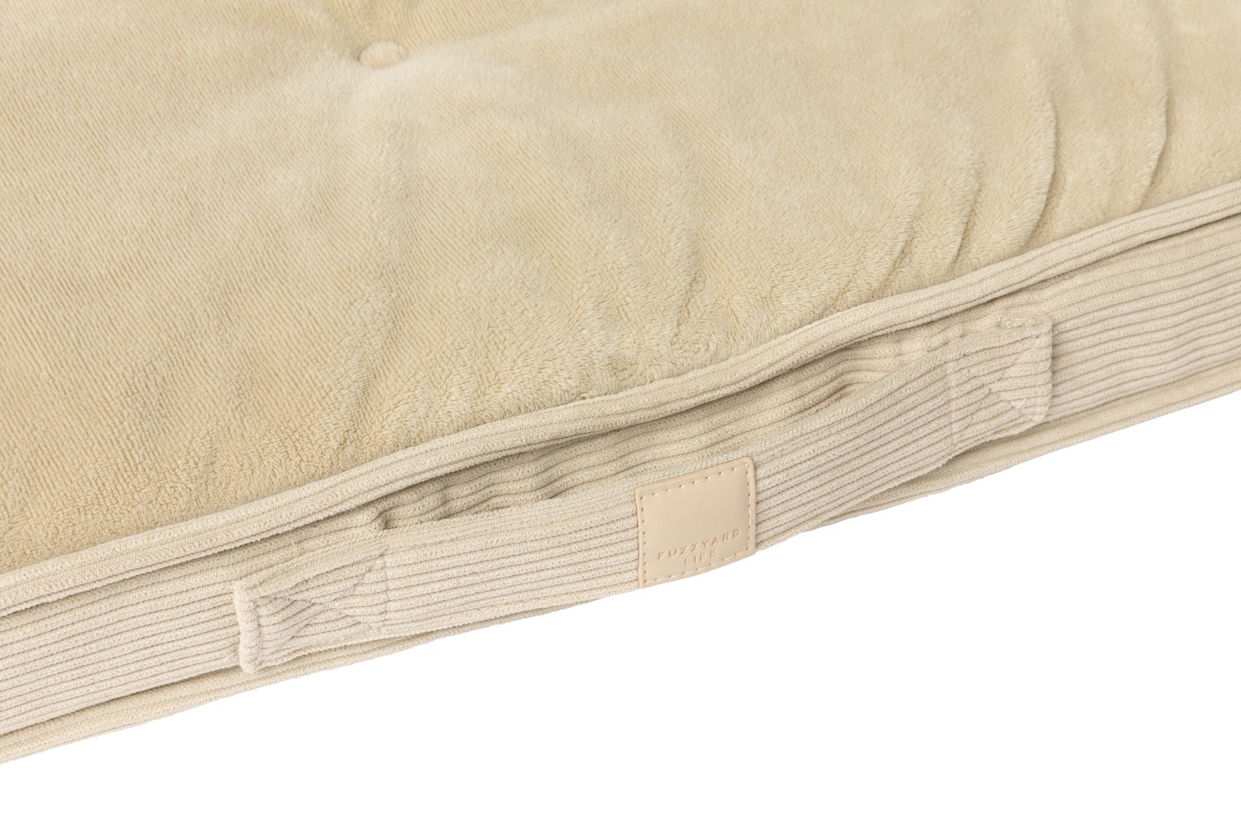 FUZZYARD Life Lounge Mat Ortopedska prostirka za kućne ljubimce – bež 98 cm x 77 cm x 7 cm - Image 3