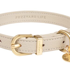 FUZZYARD Life Kožna ogrlica za pse – Sand