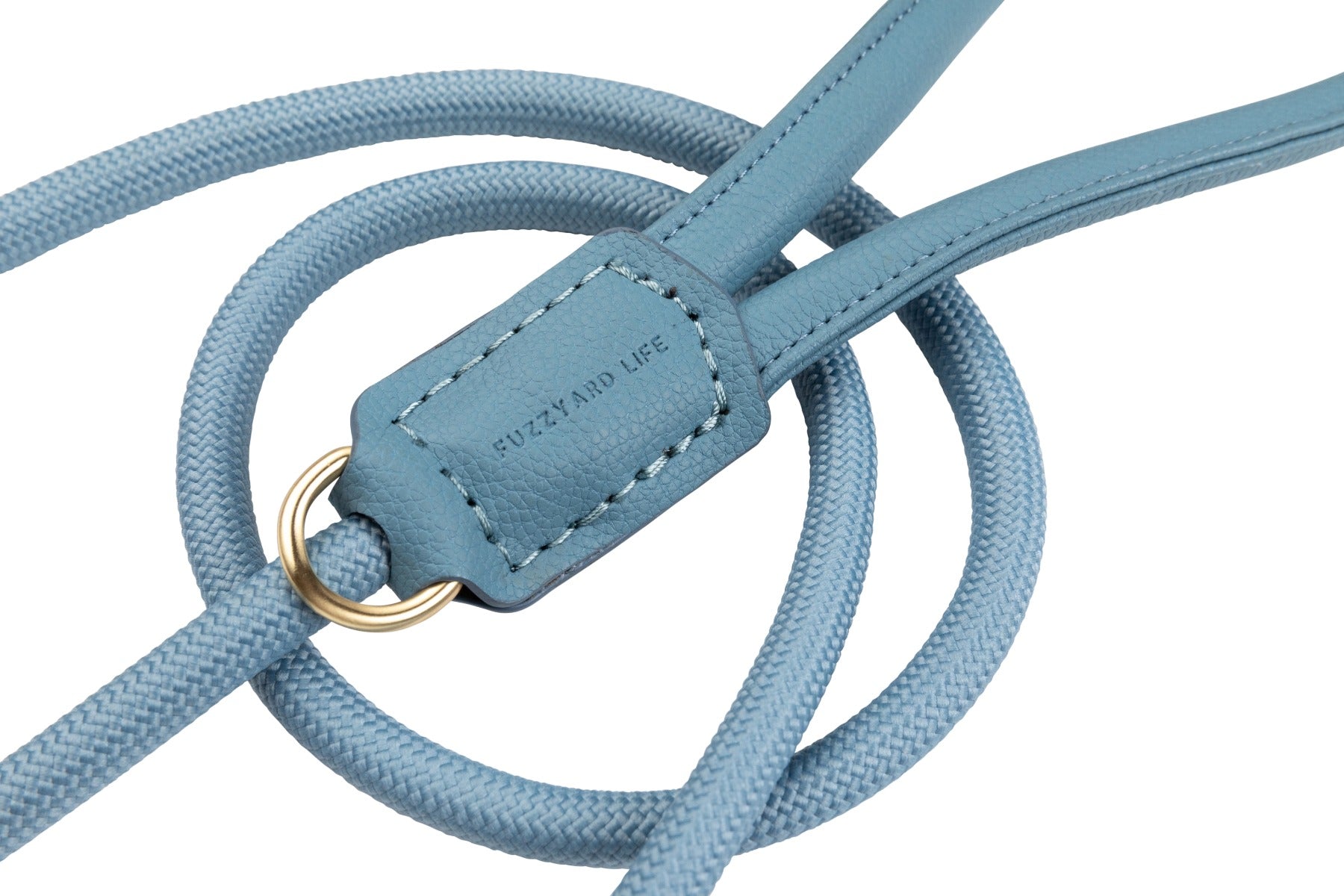 FuzzYard Life Atelier premium povodac od konopca za pse – plava (French Blue) - Image 2