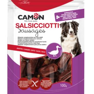 CAMON Monoproteinske mini kobasice za pse – Pačetina, 100 g (AB910/B)