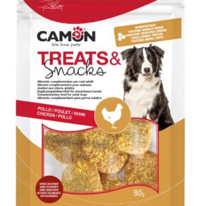 CAMON Pohovani medaljoni za pse – Piletina i slatki krompir, 80 g (AE014)