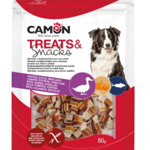 Camon Premium Poslastica za Pse – Sendvič sa Pačetinom, Bundevom i Bakalarom (80g) – AE510