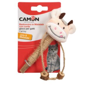 CAMON Matatabi igračka za mačke – Miševi sa papirnim kanapom, 14 cm (AG112)
