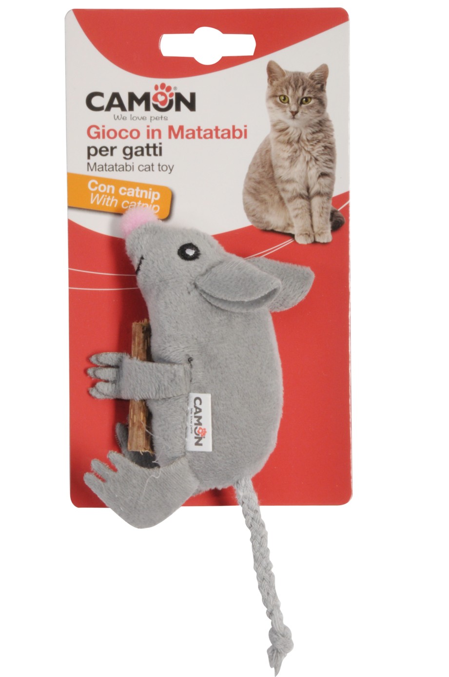 Poliester i matatabi miš sa mačjom metom