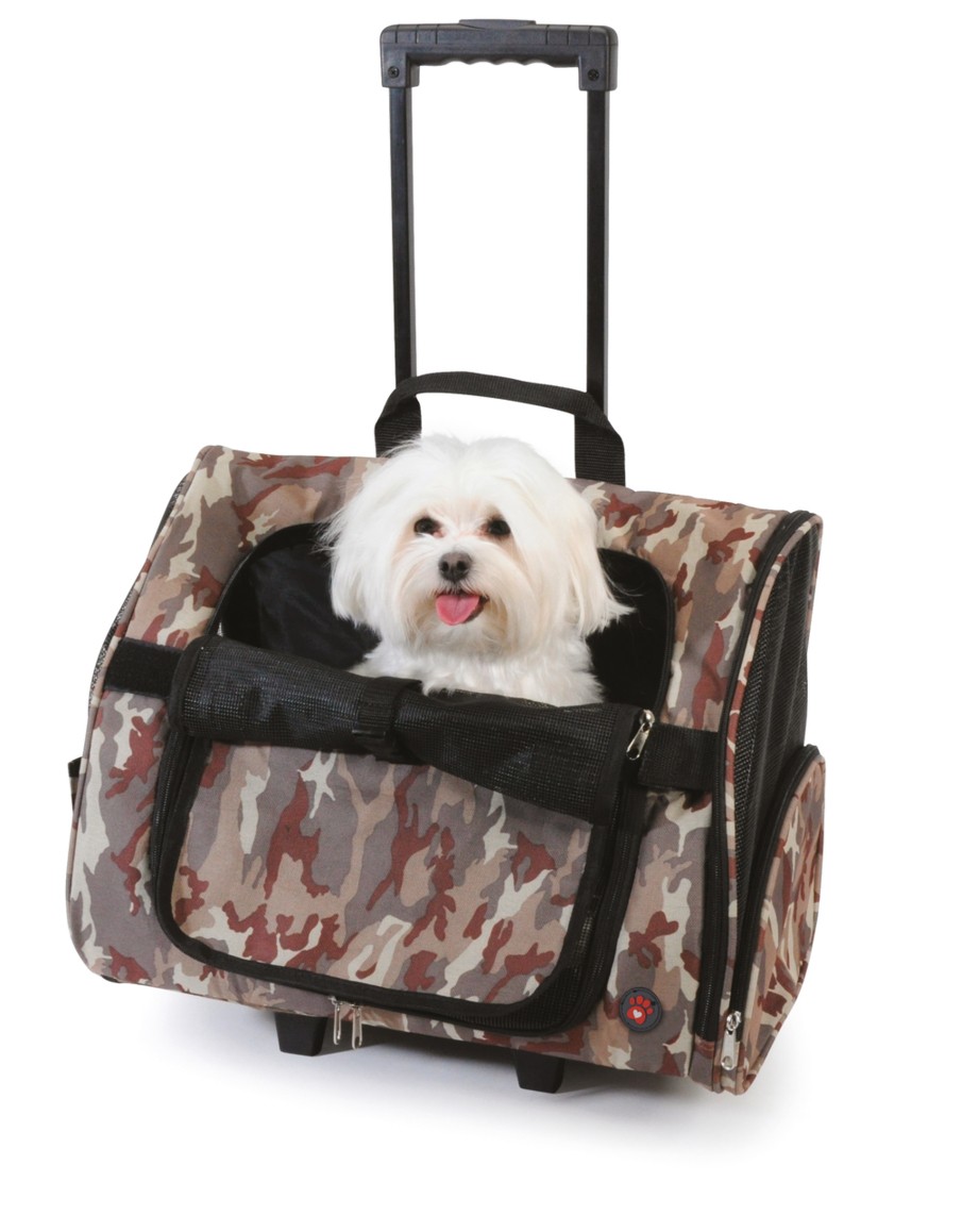 Camon „Max” Višenamjenski Trolley Transporter za Pse i Mačke – Vojnički Dezen / Camouflage (CA603/B2)