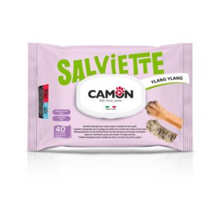 Camon Vlažne Higijenske Maramice za Pse i Mačke – Ylang-Ylang (40 komada)