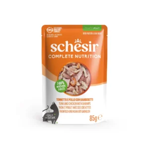 Schesir Complete Nutrition – Tunjevina sa piletinom u želeu, kesica 85g
