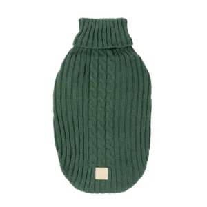 FuzzYard Life Knitted Sweater | Myrtle Green | Pleteni džemper za pse