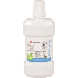 Flamingo Petcare Dental Care Water (300 ml) – Tečnost za dentalnu njegu pasa i mačaka sa ukusom zelene jabuke