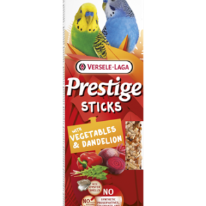 Versele-Laga Prestige Sticks sa povrćem i maslačkom – Pečeni štapići za tigrice i male papagaje