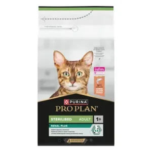 PURINA® PRO PLAN® Sterilised Adult Renal Plus – Losos (Suva hrana za mačke) 10kg