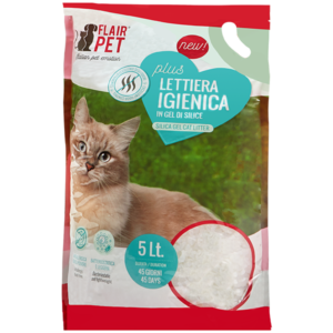 Flair Pet Lettiera Igienica Plus – Silikonski Pijesak za Mačke (5L)