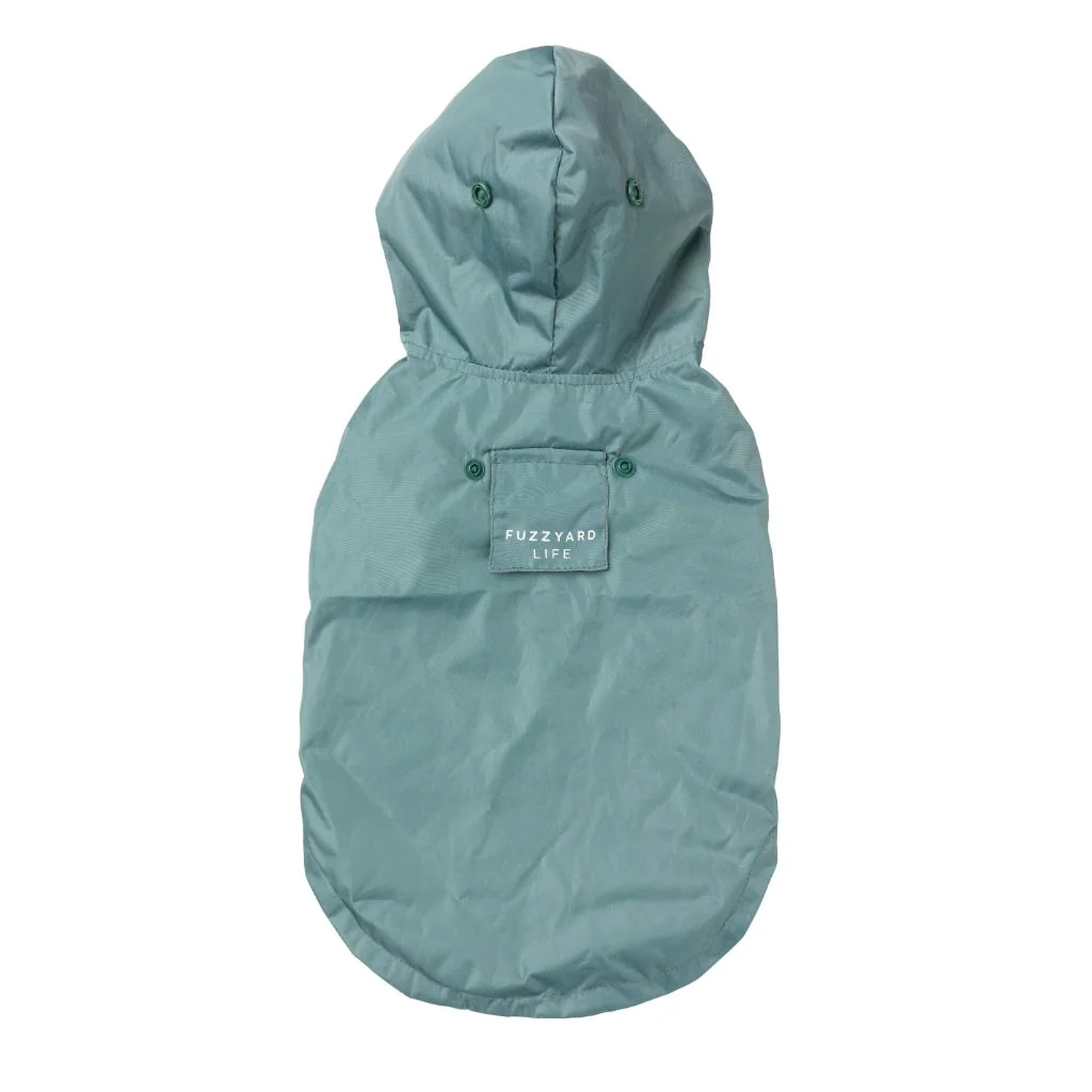 FuzzYard Life Raincoat | Myrtle Green | Kabanica za pse