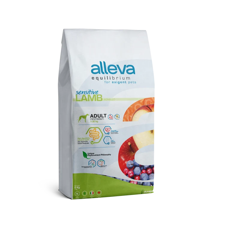 Alleva hrana za pse EQUILIBRIUM SENSITIVE Adult Medium/Maxi - jagnjetina 12kg