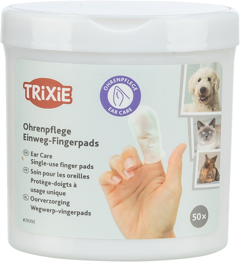 Trixie Ear Care Jednokratni Jastučići za Čišćenje Ušiju kod Pasa i Mačaka (50 kom)