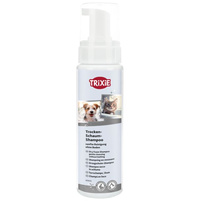 Trixie Dry Foam Shampoo (Trocken-Schaum-Shampoo) – Šampon u suvoj pjeni za pranje i njegu pasa i mačaka