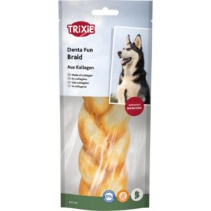Trixie Denta Fun Pletenica za pse od kolagena sa piletinom (13 cm, 65 g)