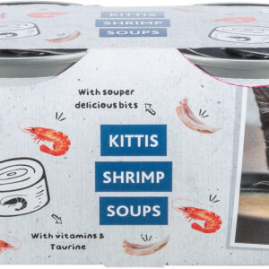 TRIXIE Kittis Shrimp Soups – Supa za mačke sa piletinom i kozicama (4 × 80 g)