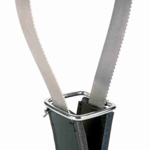 TRIXIE Haar-Ex metalna češagija sa kožnom ručkom (25 × 8 cm)