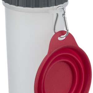 TRIXIE Putni spremnik za hranu i vodu sa sklopivom zdjelicom – 2 × 350 ml