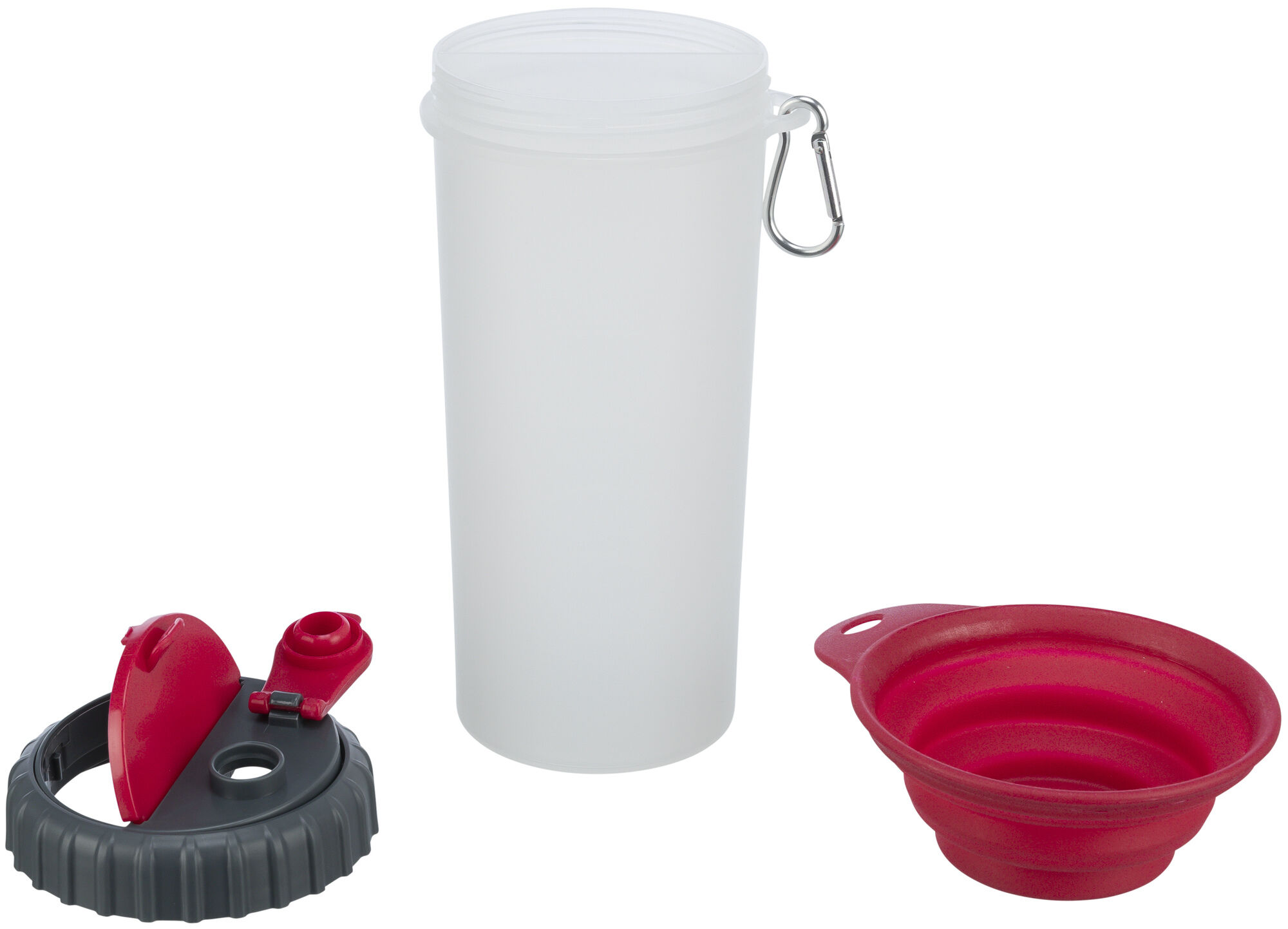 TRIXIE Putni spremnik za hranu i vodu sa sklopivom zdjelicom – 2 × 350 ml - Image 2