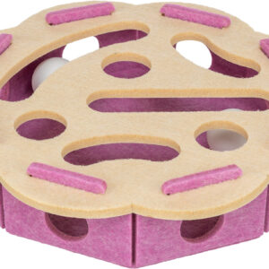 Trixie Hole'n'Roll Flower Interaktivna Igračka za Mačke od Filca (ø 30 × 7.5 cm)