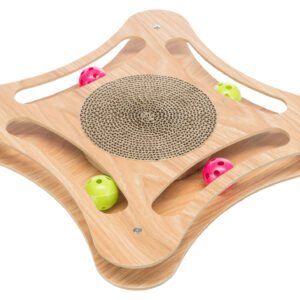 Scratching Cardboard with Wooden Frame