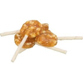 Dentalna poslastica za pse „Chicken Lollies” sa piletinom i sirom (10cm / 20g