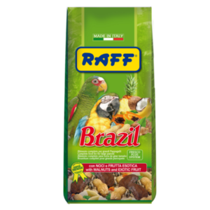 Raff Brazil – Kompletna hrana sa orasima i egzotičnim voćem za velike papagaje 900g