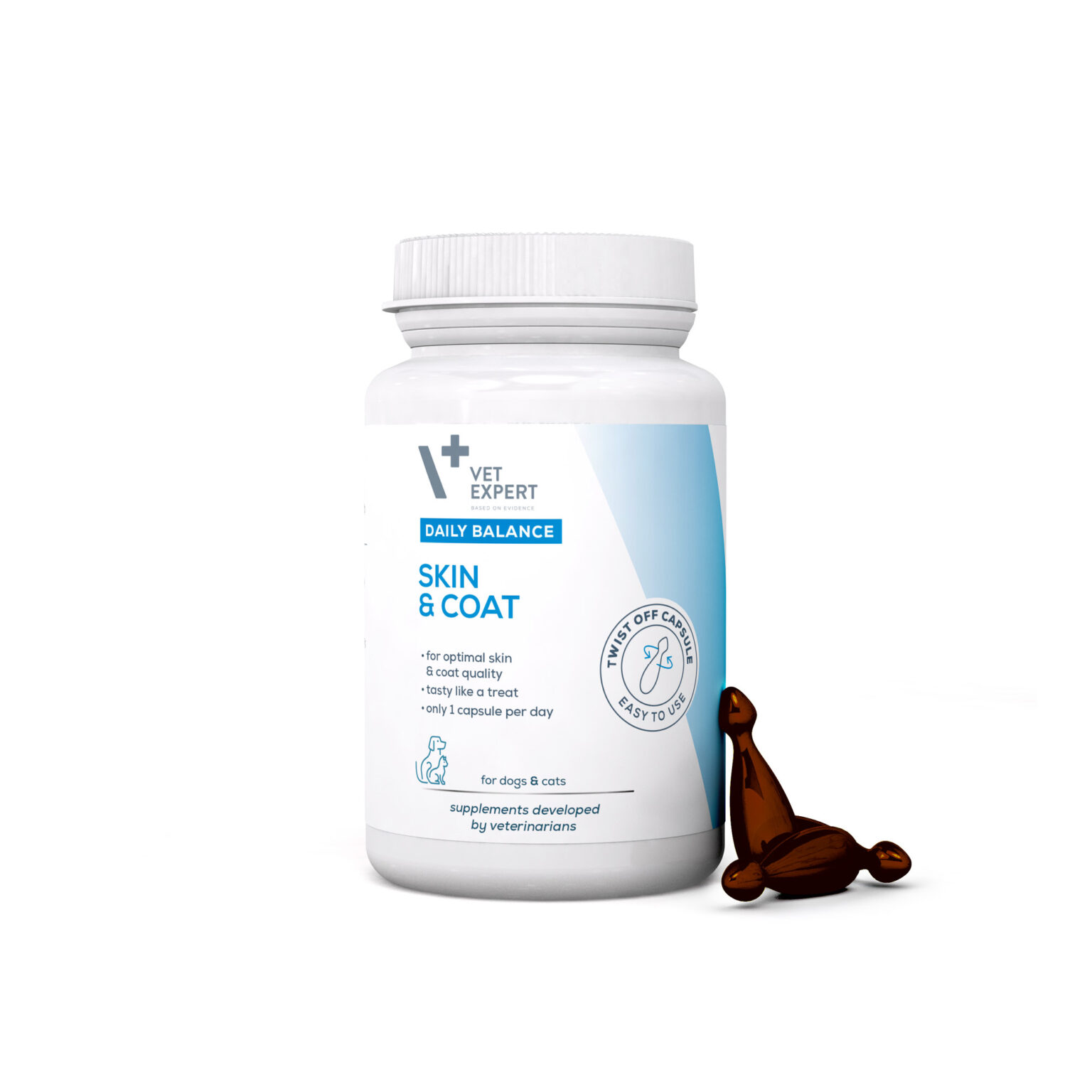 Vet Expert Daily Balance Skin & Coat – Suplement za zdravu kožu i sjajnu dlaku pasa i mačaka 50.kom