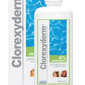 ICF Clorexyderm 4% Šampon – Premium dezinfekcioni i antiseptički šampon za pse i mačke (250ml)