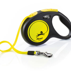 Flexy  povodac Neon M Tape 5 m žuta boja