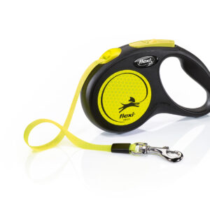 Flexy povodac Neon S Tape 5 m žuta boja