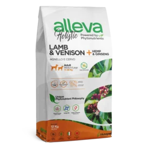 Alleva hrana za pse HOLISTIC Medium/Maxi Adult - jagnjetina i srnetina 12kg