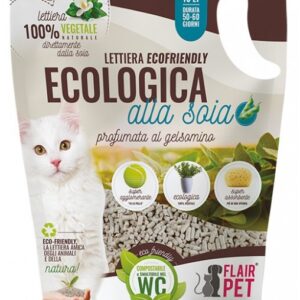 FLAIR PET Ecologica alla Soia – Ekološki biljni posip za mačke (Jasmin) 10L