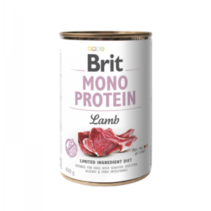 Brit Mono Protein Lamb – Kompletna vlažna hrana za pse sa jagnjetinom (400g)