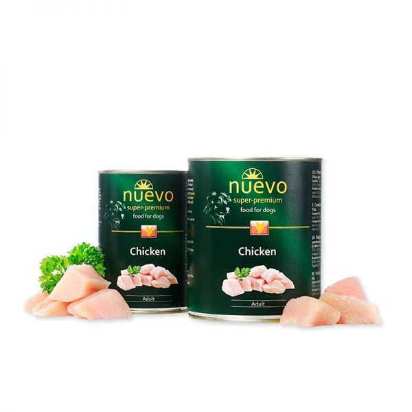 Nuevo Piletina vlažna hrana za odrasle pse