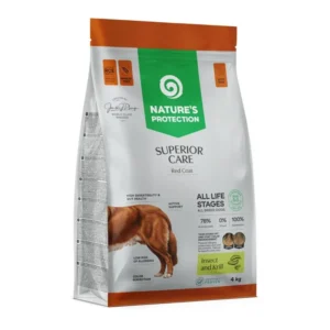 Nature's Protection Superior Care Red Coat Insect and Krill All Life Stages All Breed Dogs – Super premium hrana bez žitarica za pse svih rasa i uzrasta sa insektima i krilom 4kg