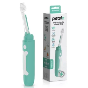Petsie® – Inovativna Četkica za Zube za Srednje Pse (10–20 kg)